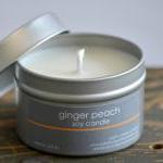 Soy Candle Tin 4 oz - Ginge..