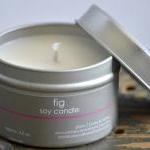 Soy Candle Tin 4 oz - Fig