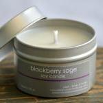 Blackberry Sage Soy Candle..