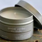 Amber Vanilla Soy Candle Ti..