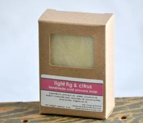 Cold Process Soap - Light Fig & Citrus